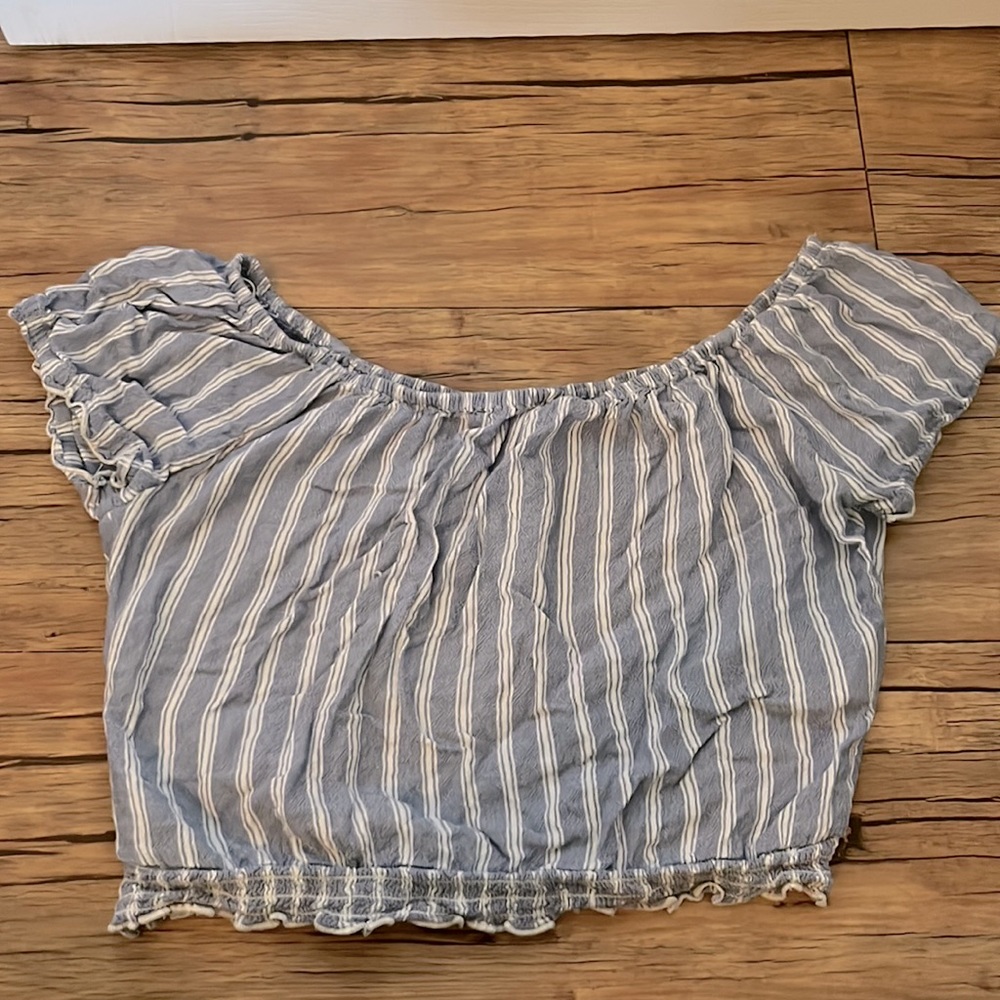 Hollister Striped Crop top
